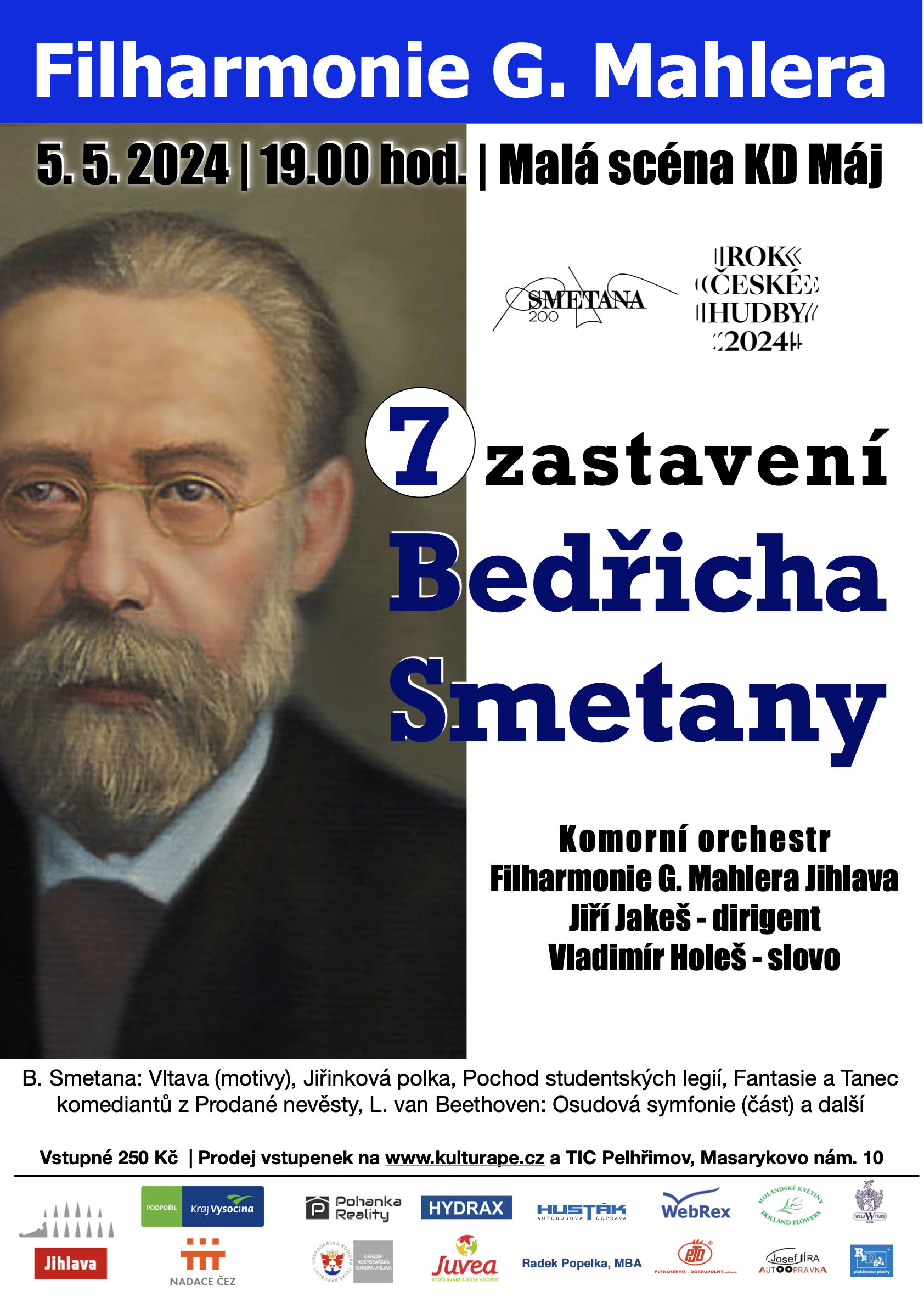 7 zastavení Bedřicha Smetany